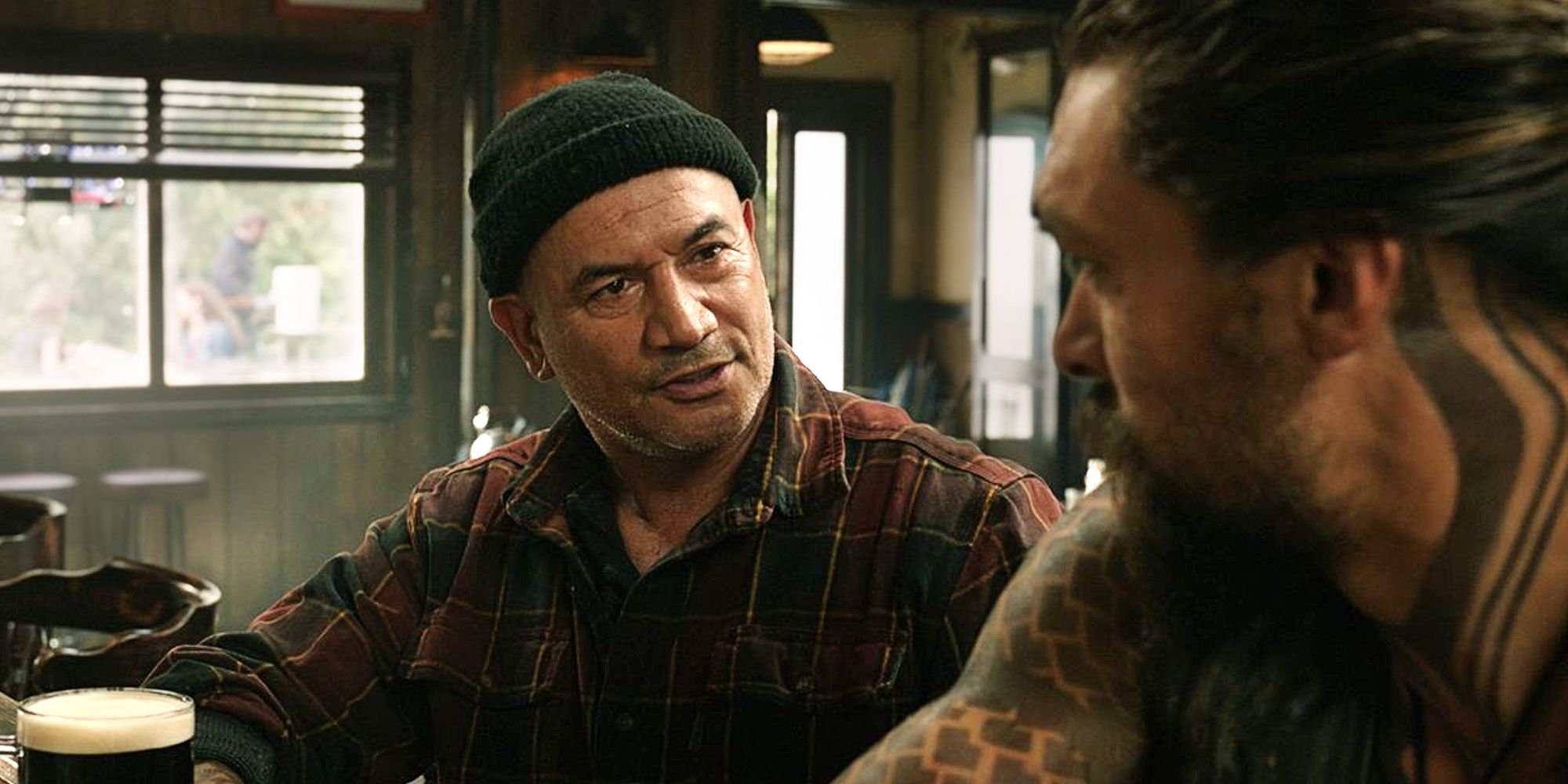 Temuera Morrison as Arthur Curry in Aquaman.