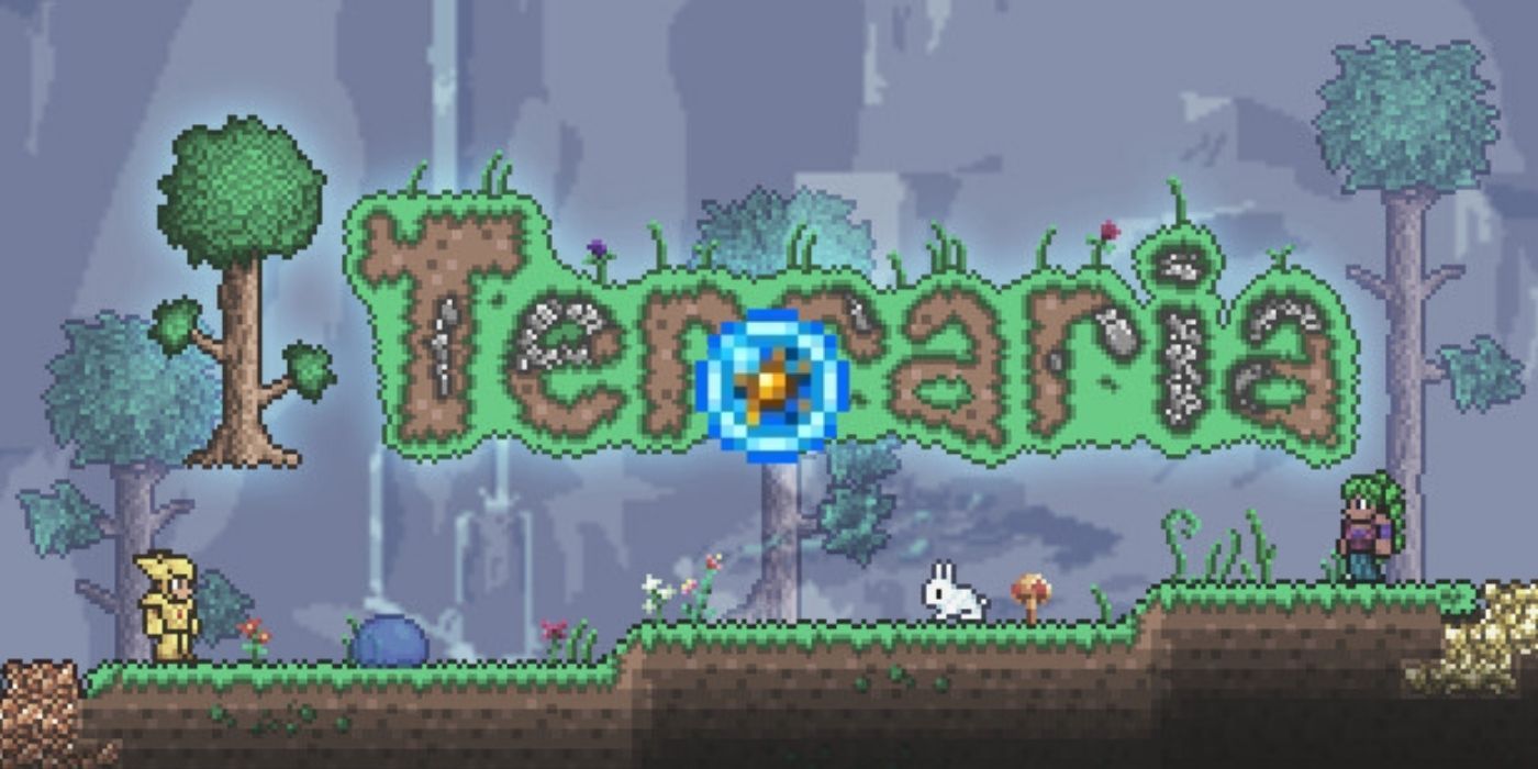A stardust cell against a Terraria background