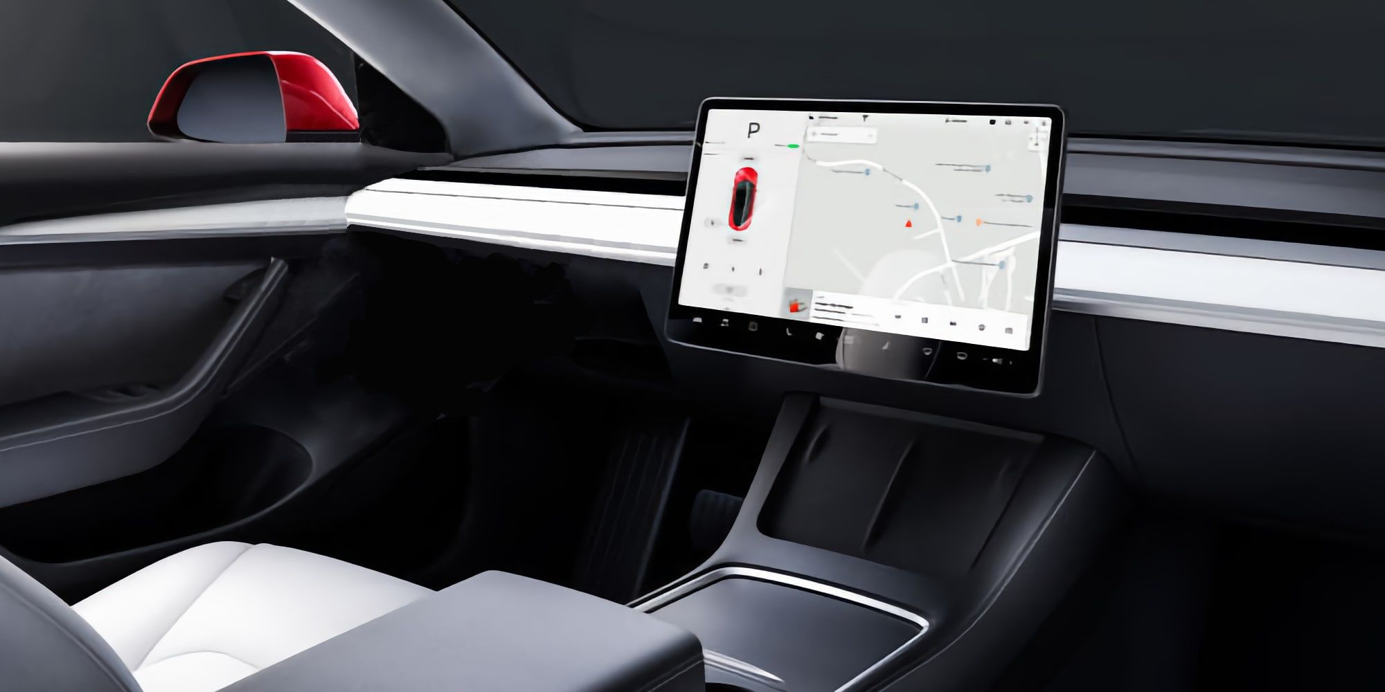 Tesla Model 2 Render Based On Model 3 Interior No Steering Autonomous