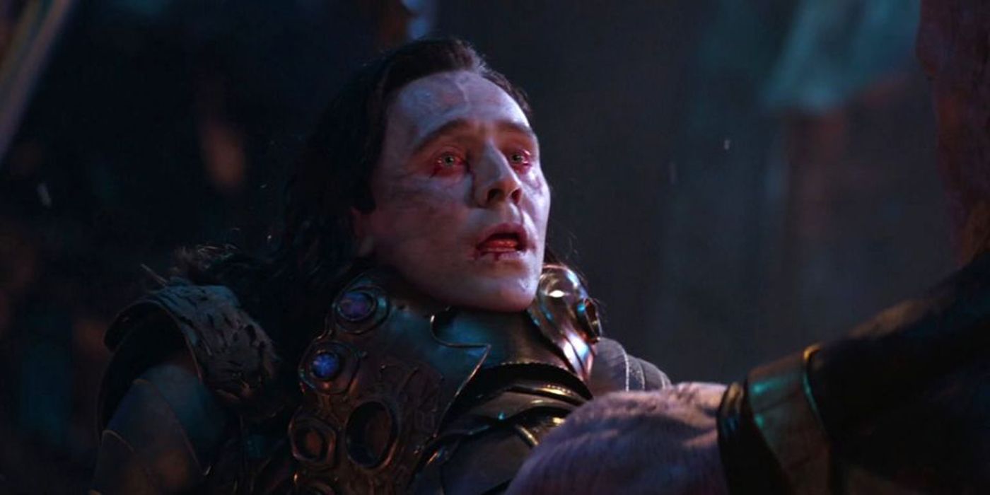 Thanos chokes Loki to death in Infinity War.