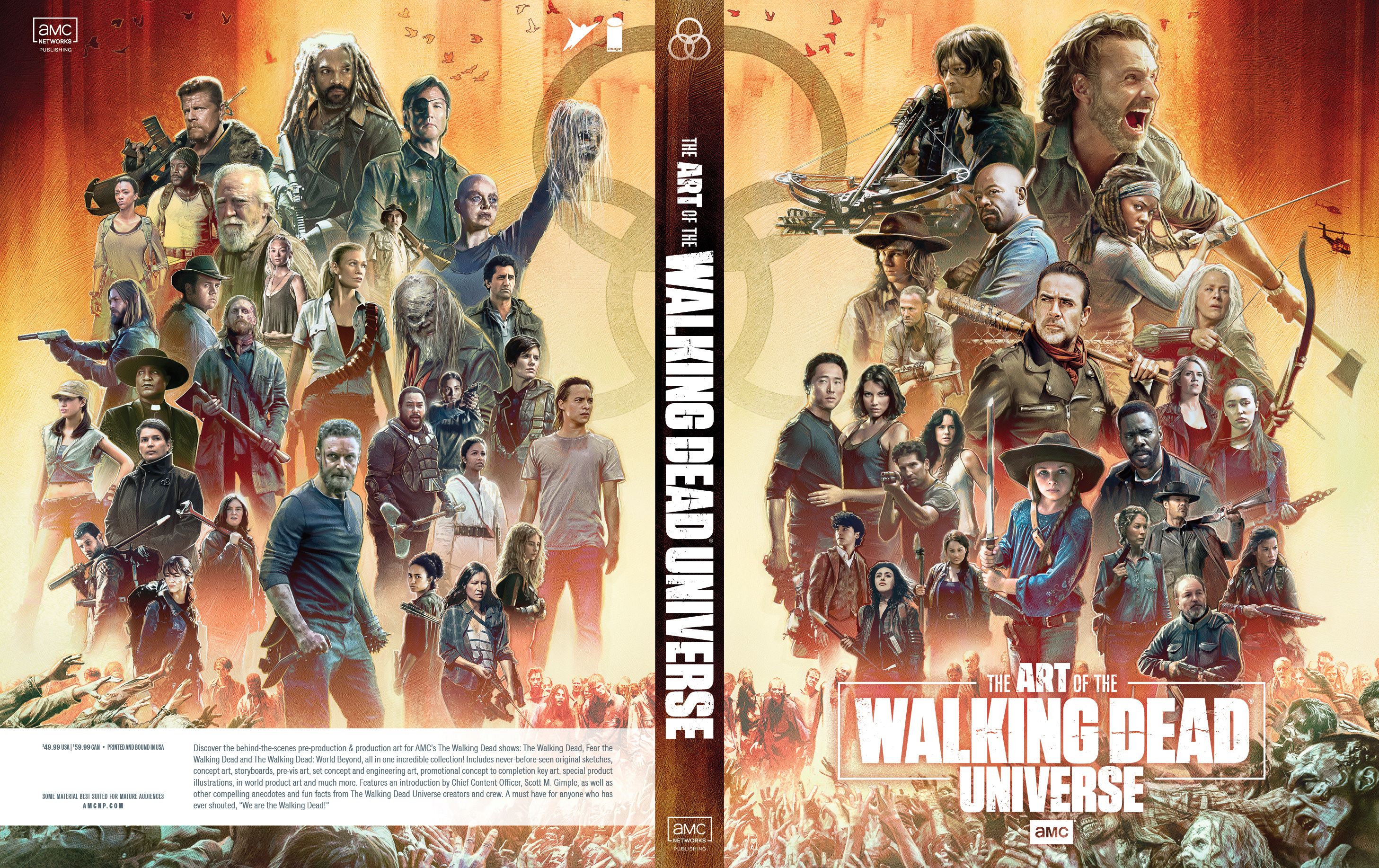 The Art of AMC’s The Walking Dead Universe book cover art