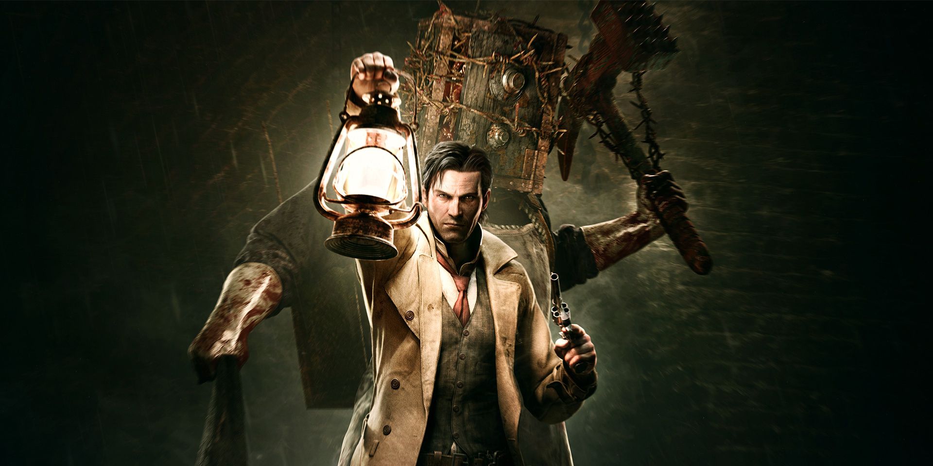 Promotional art of Sabastian Castellanos from The Evil Within video game.