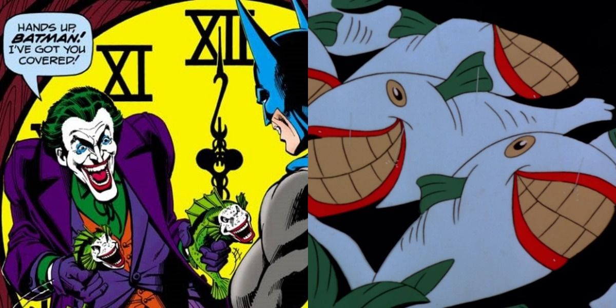 The Laughing Fish comic story versus it's TAS counterpart.
