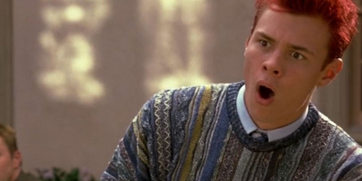 Jeremiah looking shocked in The Princess Diaries