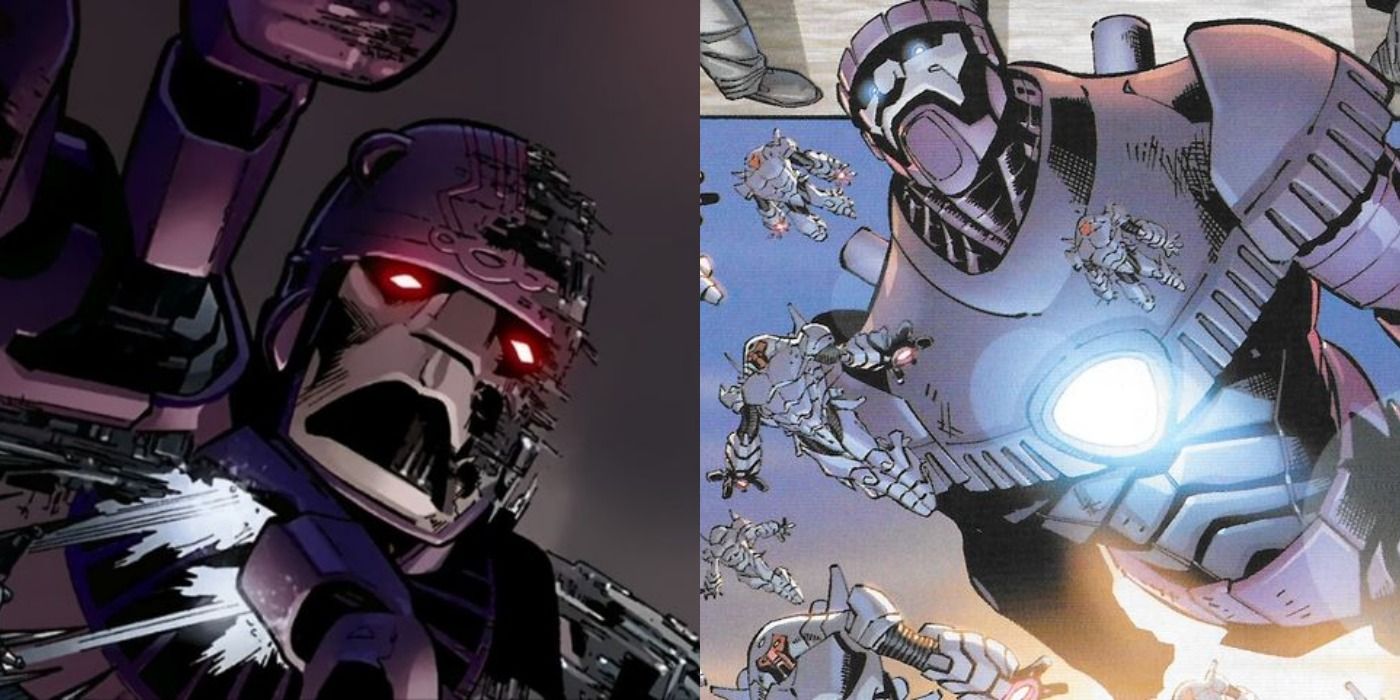 The Sentinels from Marvel's X-Men comics.