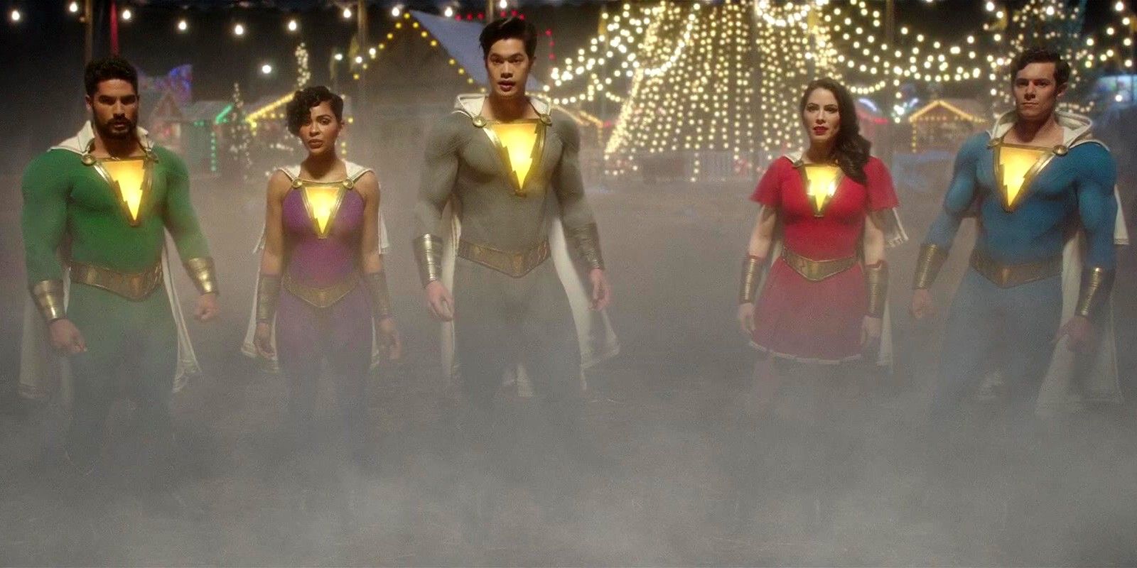 The Shazam family in the DCEU