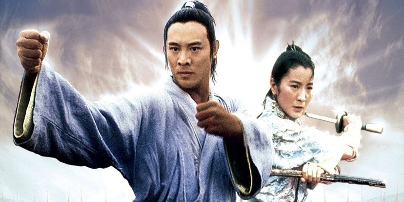 Poster for The Tai Chi Master featuring Jet Li and Michelle Yeoh
