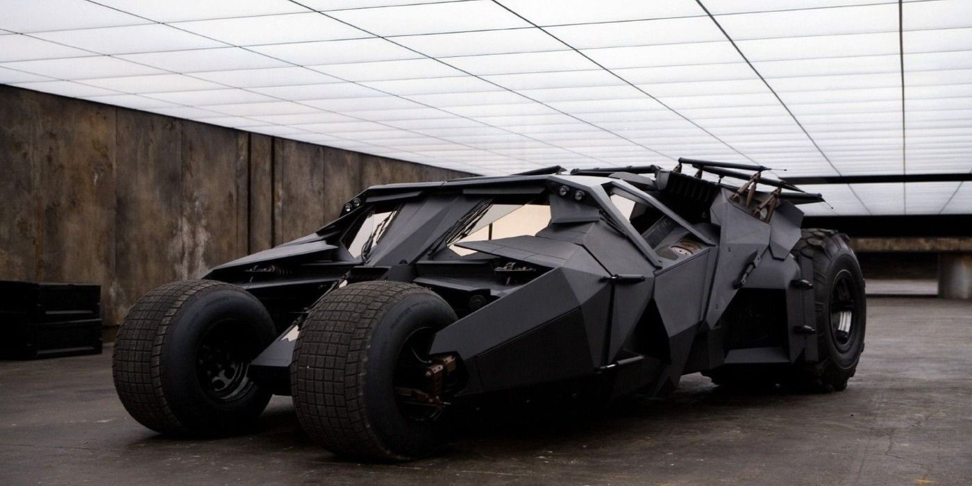 Nolan's take on the Batmobile is ready for anything