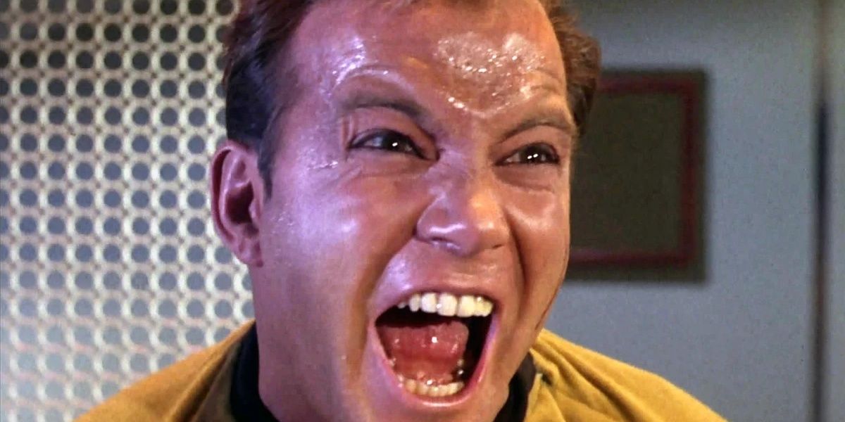 Captain Kirk shouting