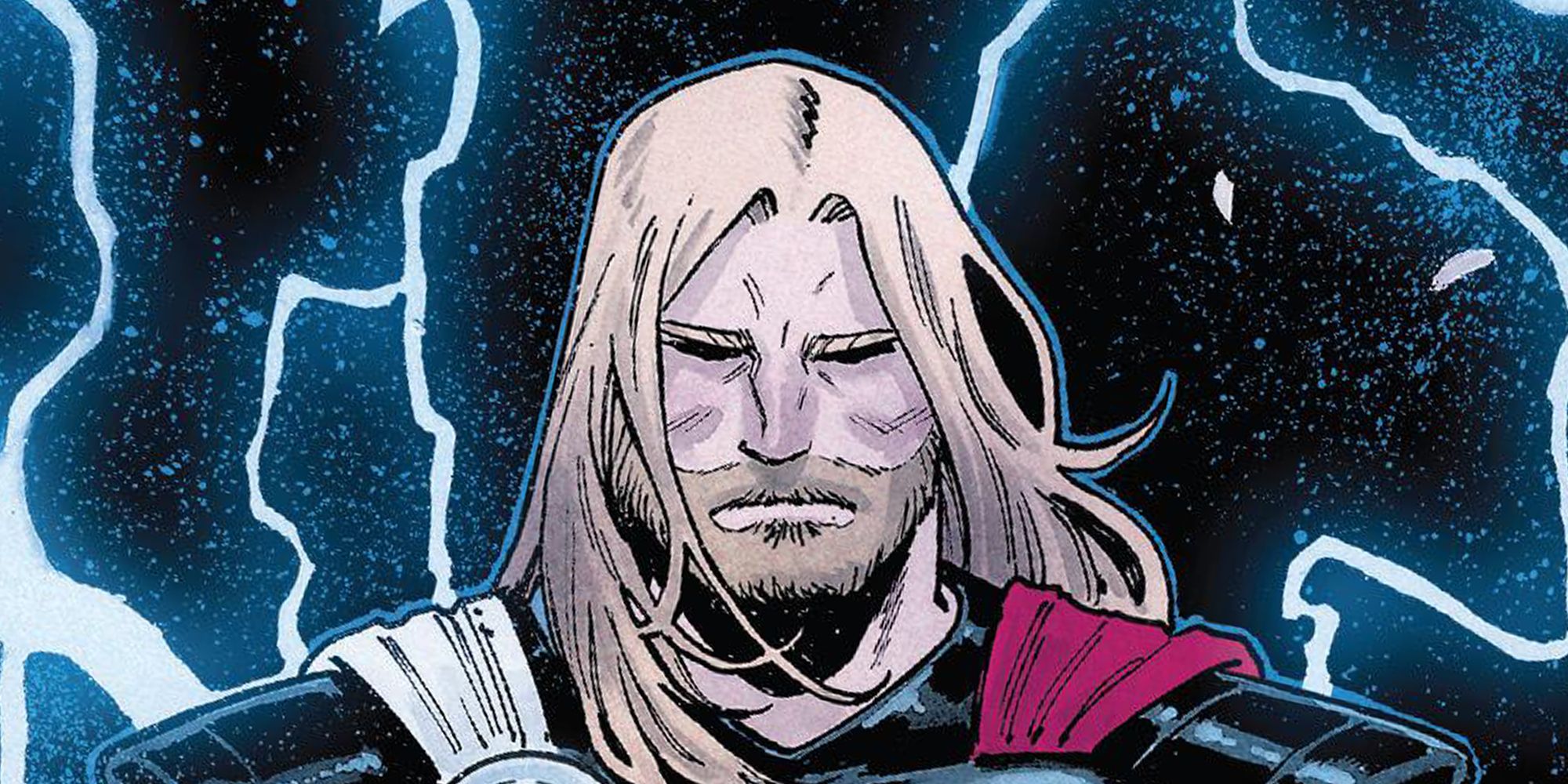 Thor Surrounded Lightning
