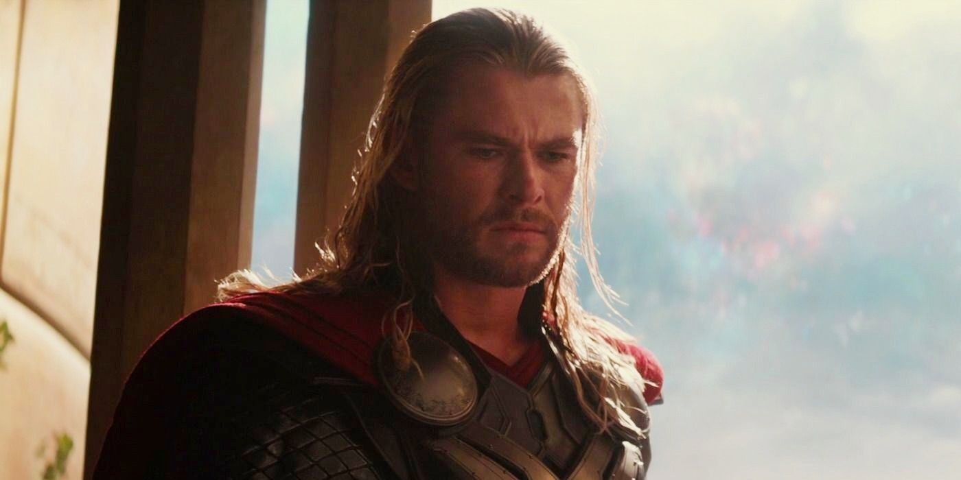 Thor crying in The Dark World