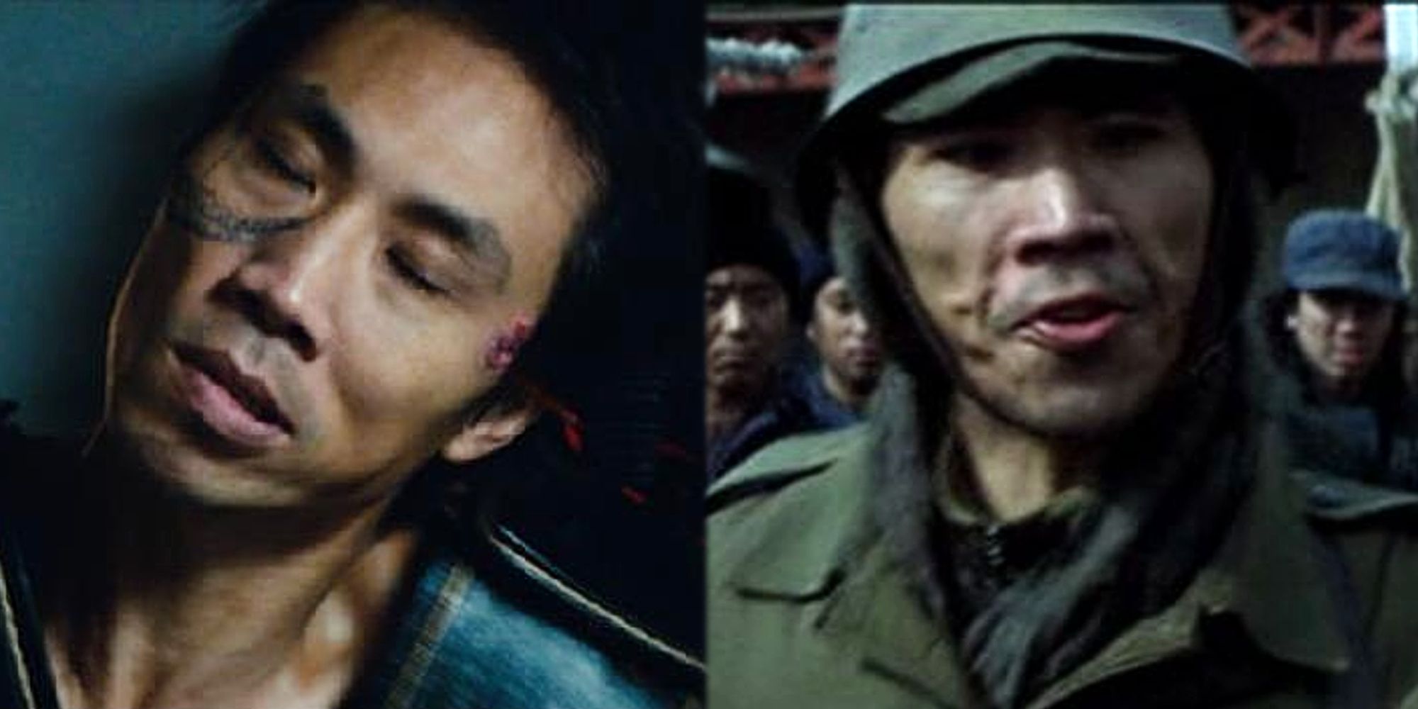 Tom Wu as Genghis Carnage in Kick Ass 2 and Bhutanese Prison Guard in Batman Begins