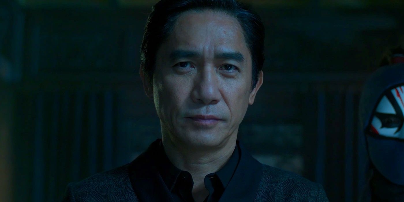 Wenwu looking serious in Shang-Chi