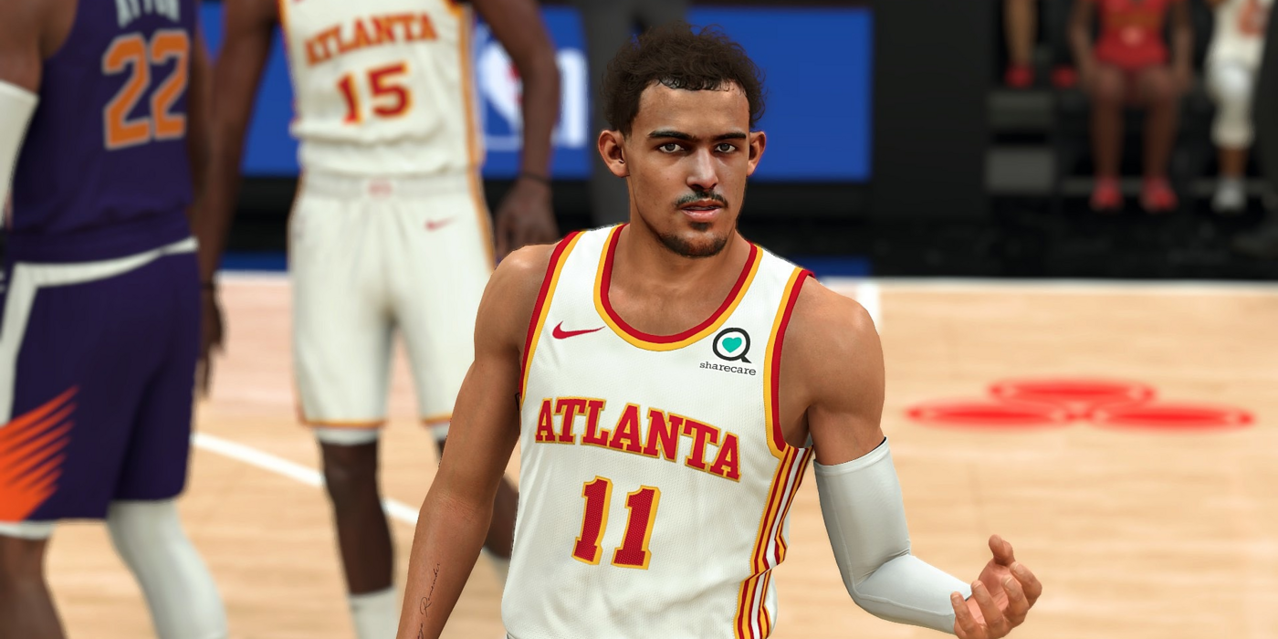 Trae Young in NBA 2K