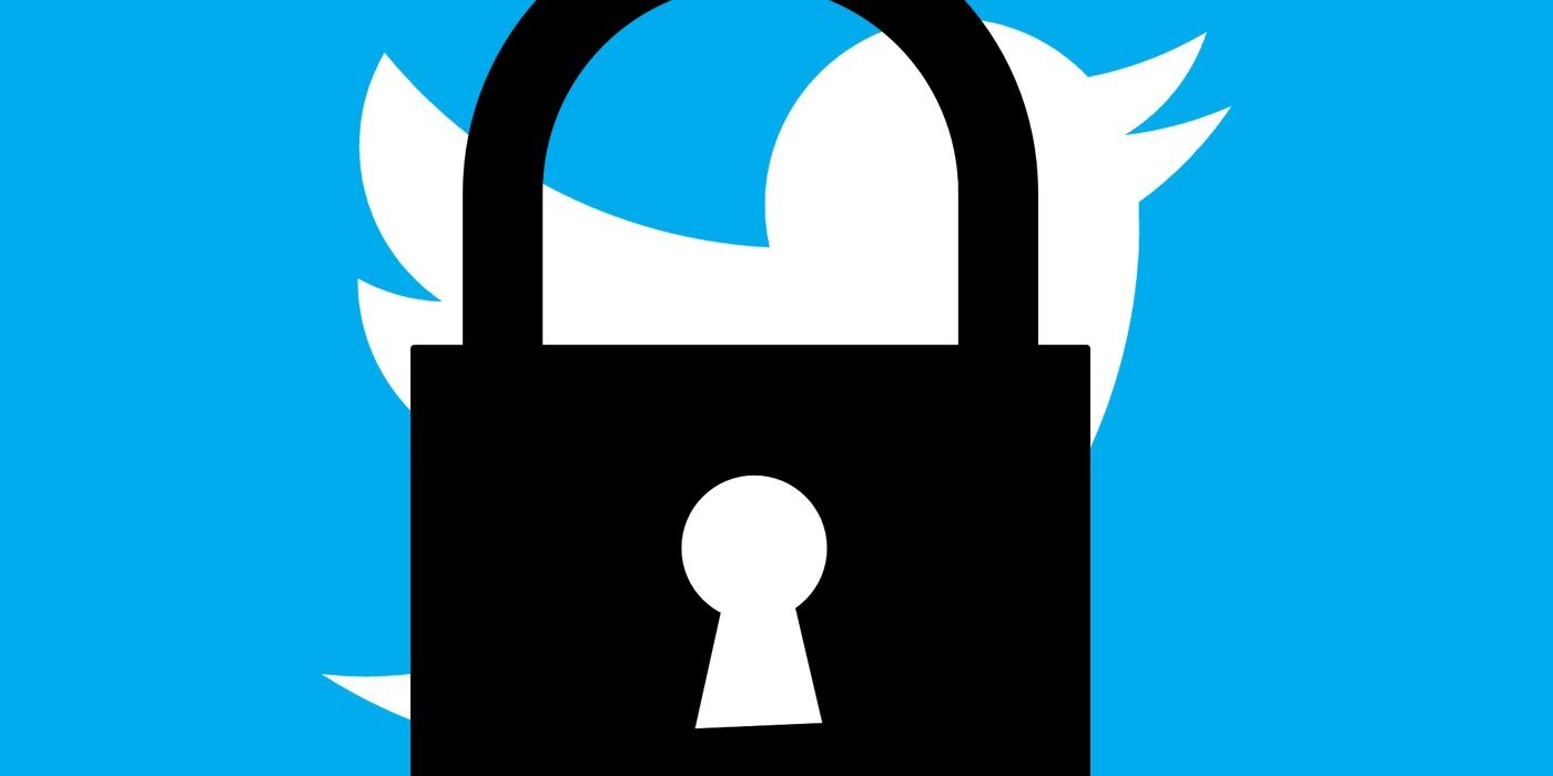 Twitter privacy padlock