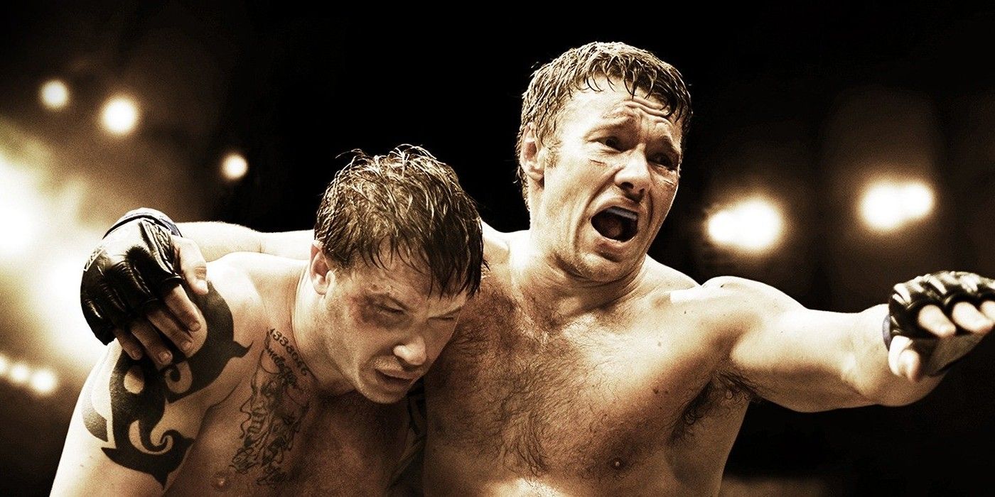 Tom Hardy and Joel Edgerton as brothers in Warrior
