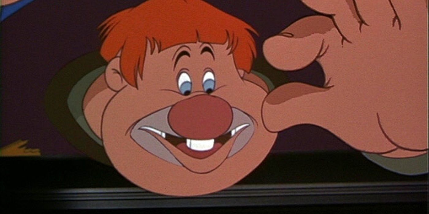 Willie the giant pulling open the roof in Fun and Fancy Free