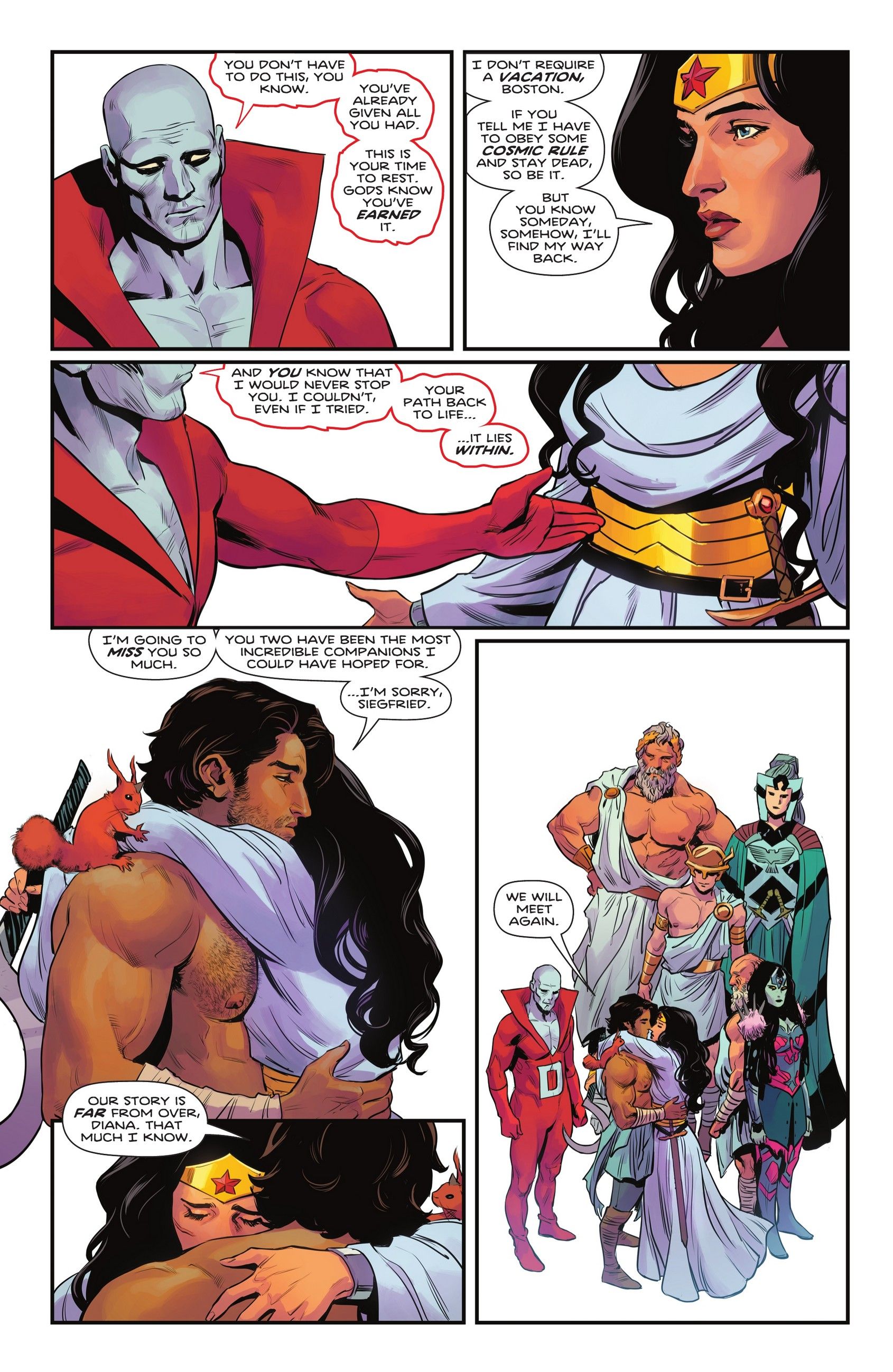 Wonder Woman 779 Wonder Woman Says Goodbye to Siegfried