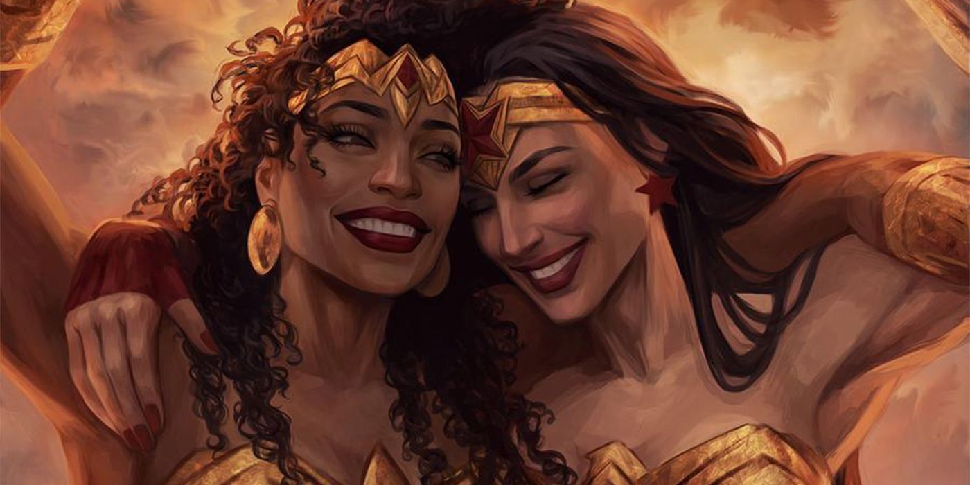Wonder Woman and Nubia Fan Out Header