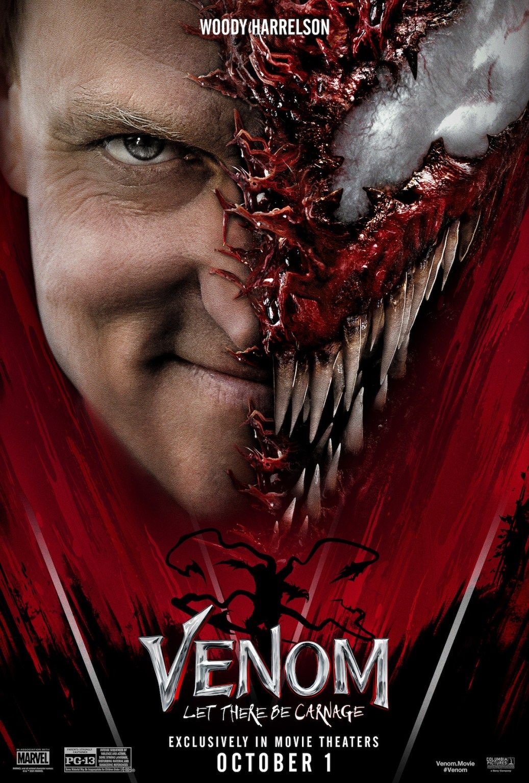 Woody Harrelson As Carnage In Venom 2 Character Poster