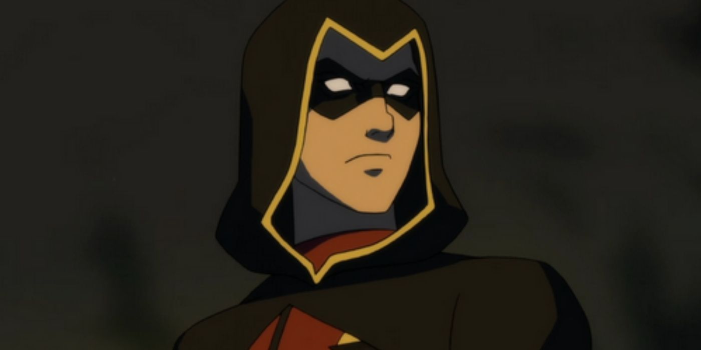 Tim Drake in his Robin costume in Young Justice