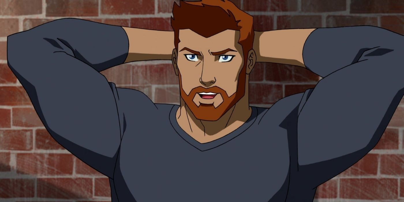 Will Harper with his hands behind his head in Young Justice