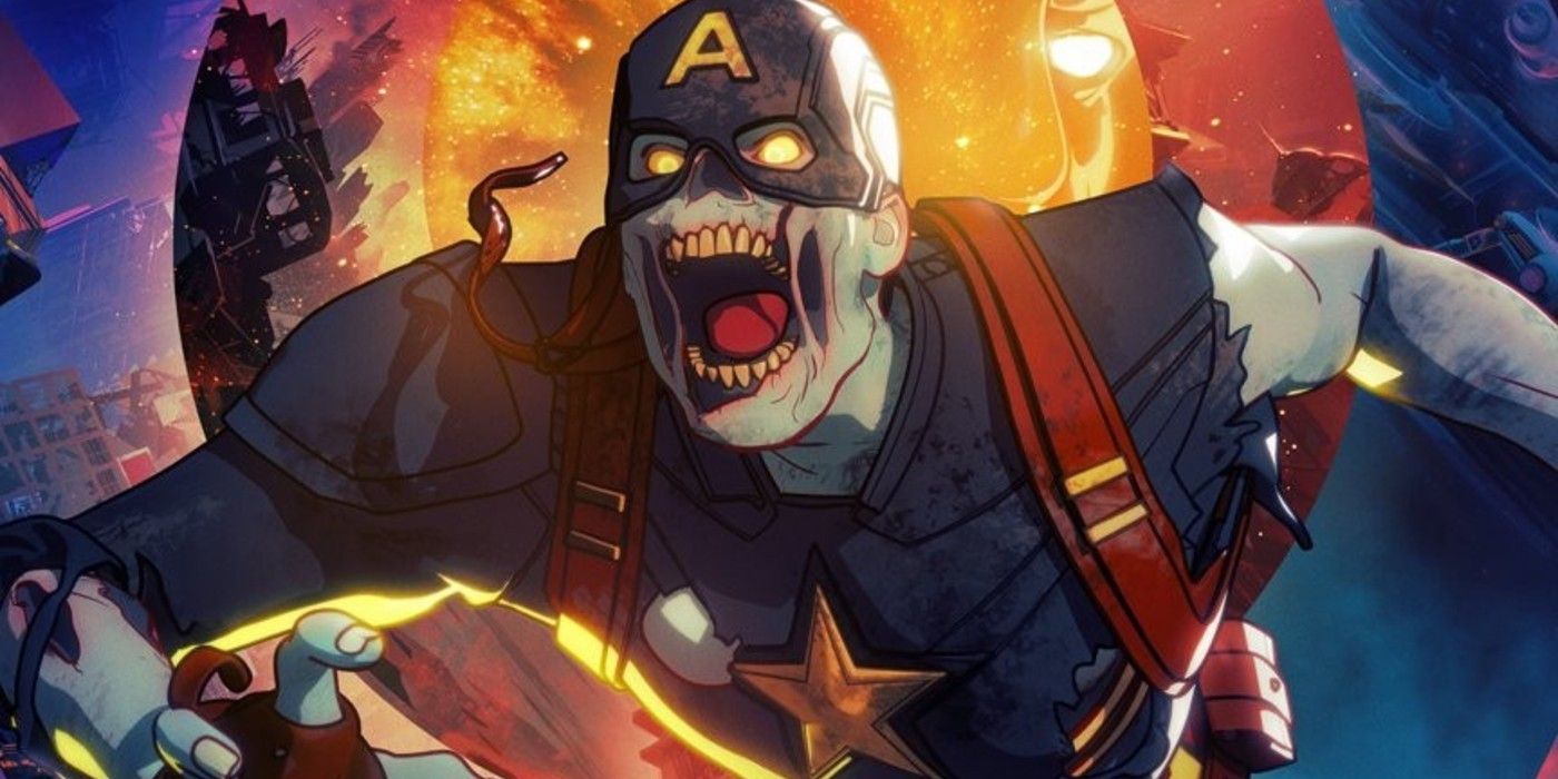 Zombie Captain America What If poster