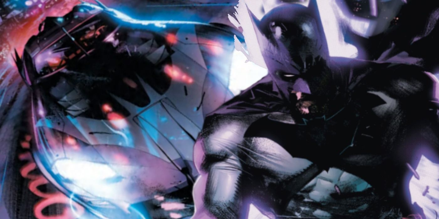 Batman and his new batmobile