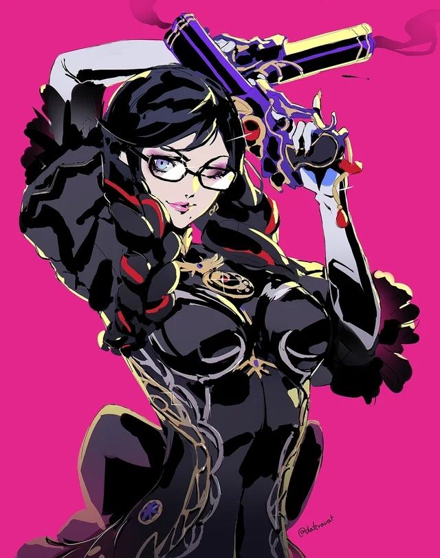 Bayonetta 3 Fan Creates Bayonetta Portrait Using Persona’s Art Style