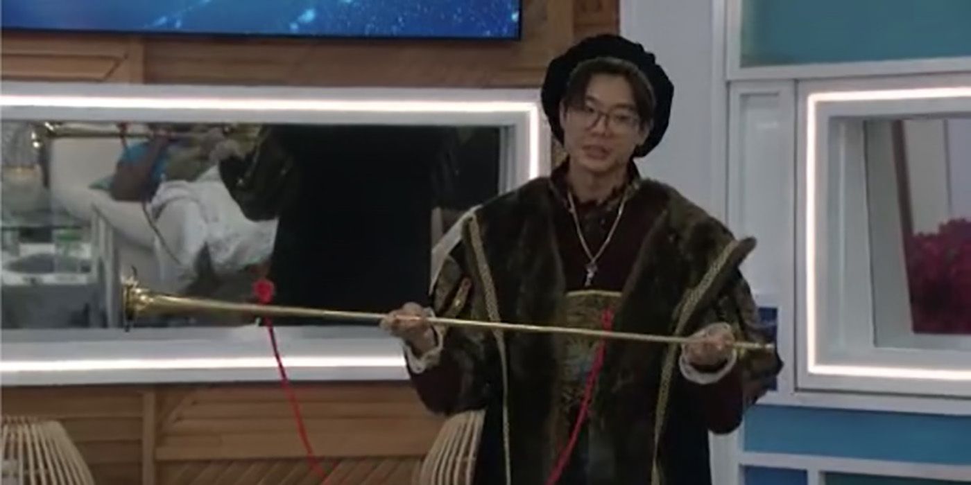 Derek X. dressed as Lord of the Latrine in Big Brother 23.