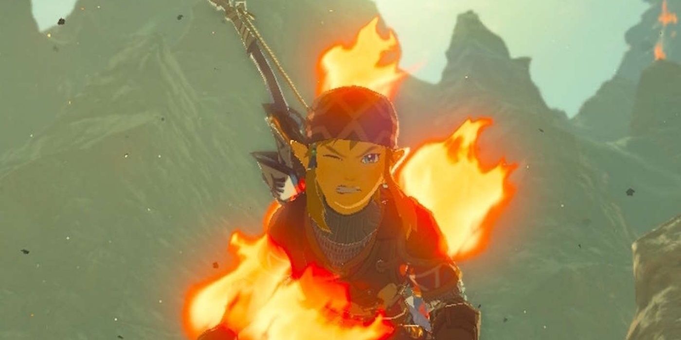 Through the fire and flames?  The Legend of Zelda: Link's