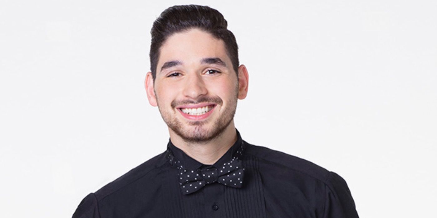 Alan Bersten smiling for a picture on Dancing With The Stars