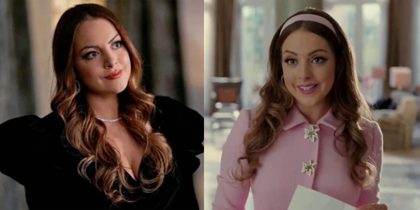 A split image of Fallon from Dynasty.