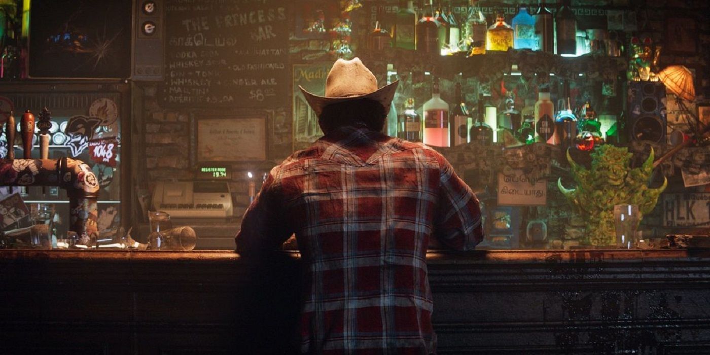 Wolverine in a bar in Square Enix game 