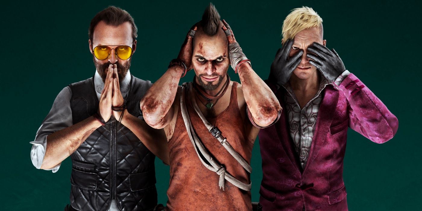 far cry 6 joseph, vaas, pagan dlc art