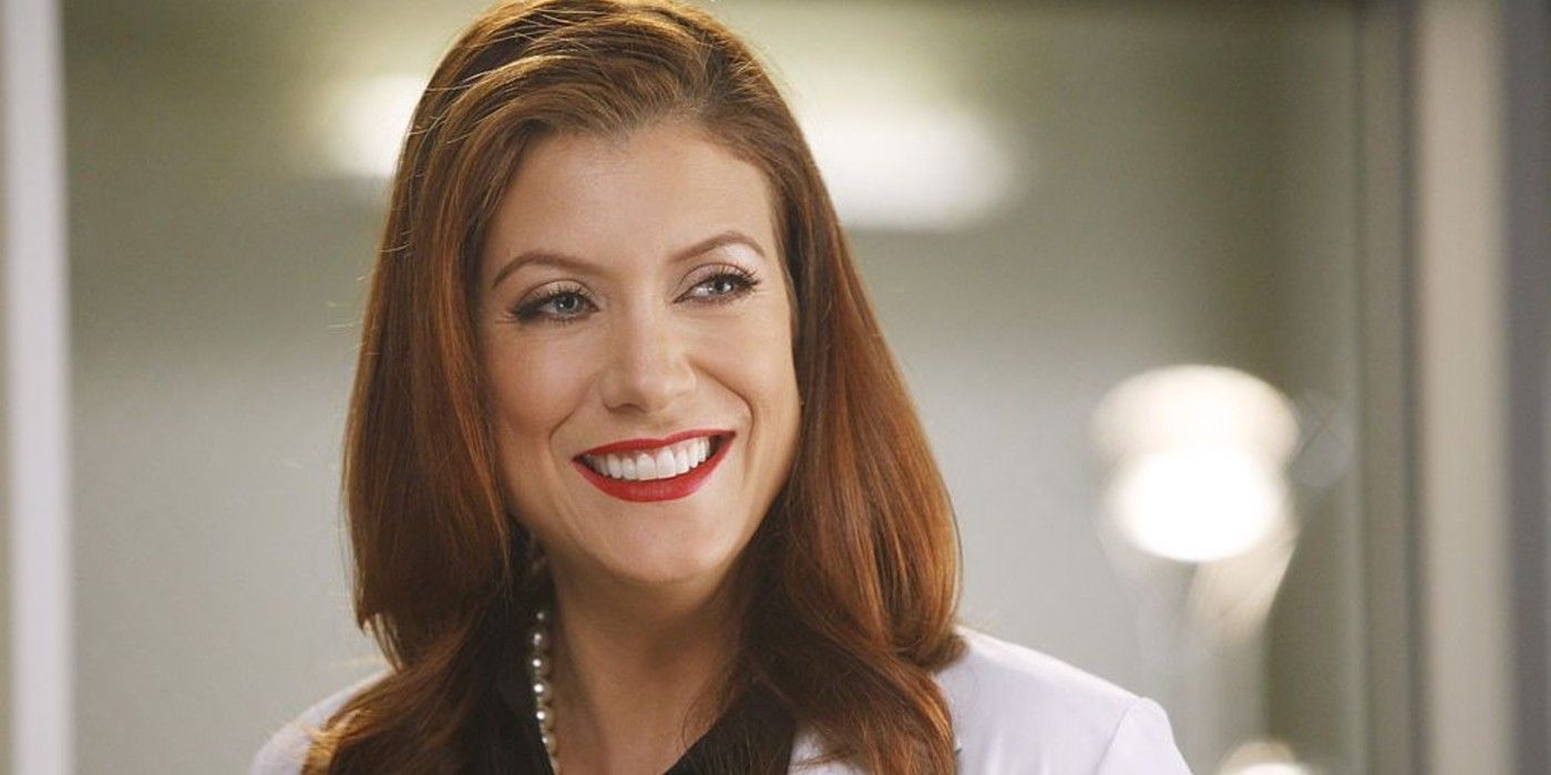 Addison smiling on Grey's Anatomy
