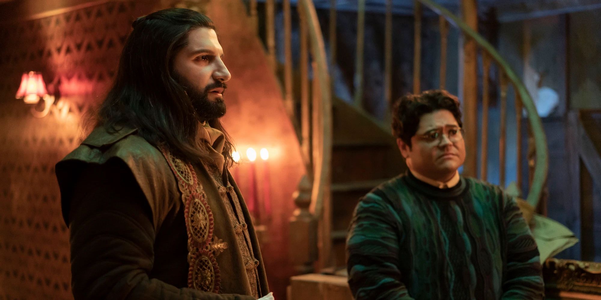 Guillermo and Nandor side by side in What We Do in the Shadows season 3 fx