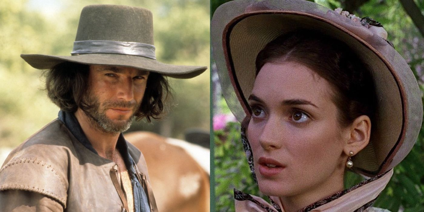 John wears a brimmed hat in The Crucible and May wears a bonnet in The Age Of Innocence