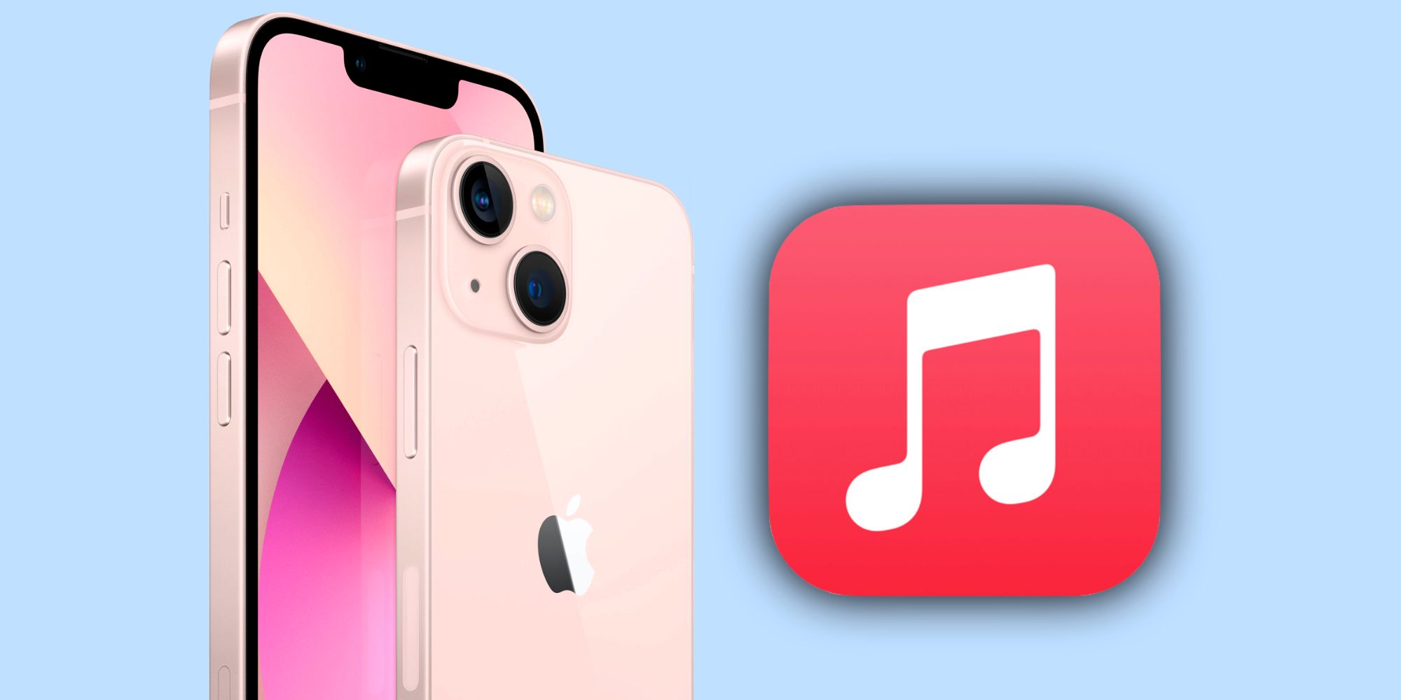 iPhone 13 and Apple Music app icon