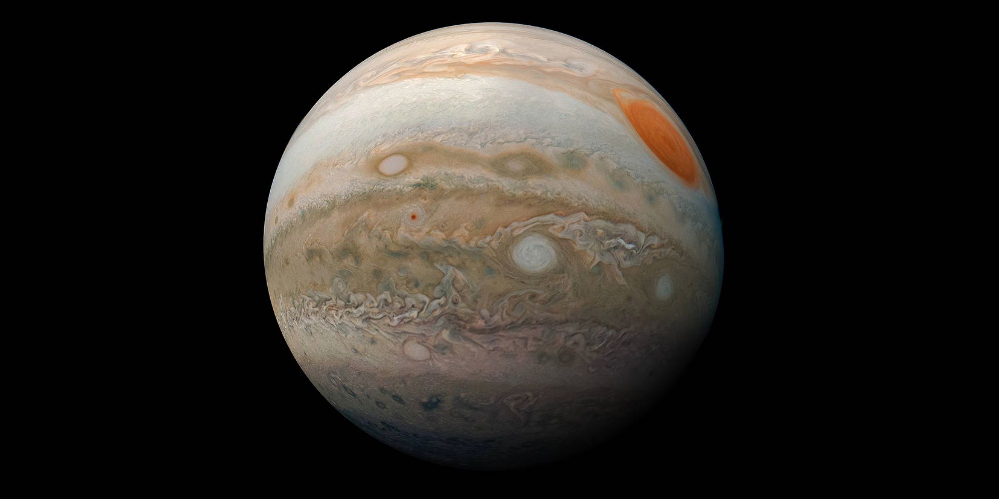 Photo of Jupiter, captured by NASA's Juno spacecraft