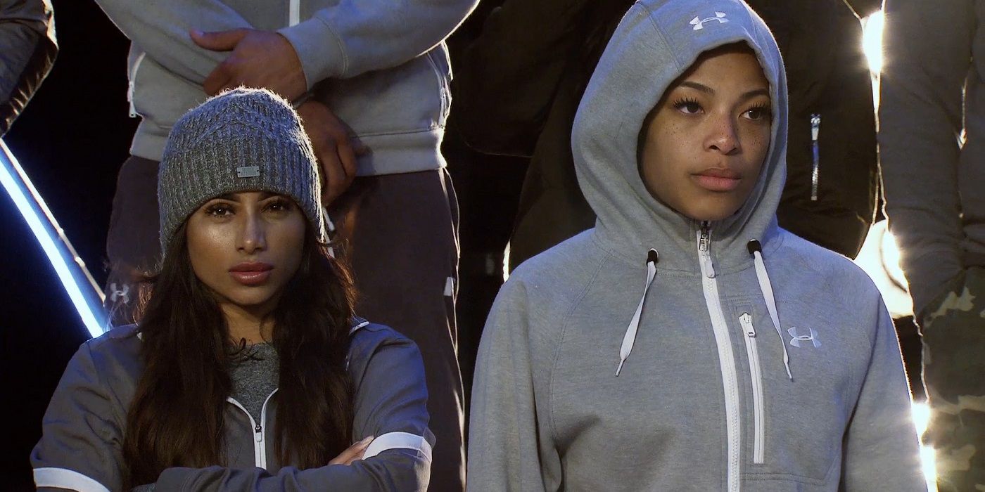 Kayleigh Morris and Kam Williams in The Challenge
