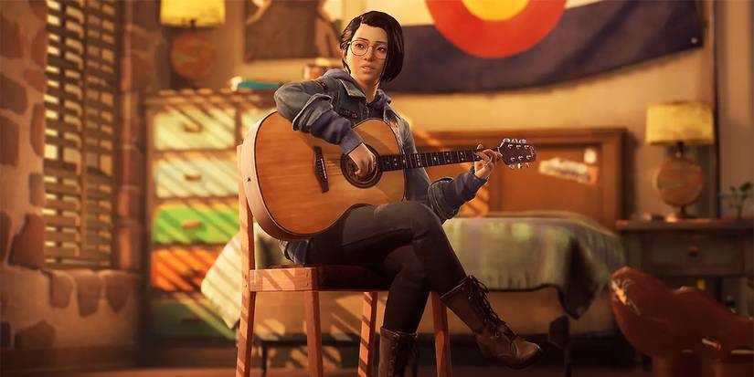 Life is Strange True Colors Alex plays guitar