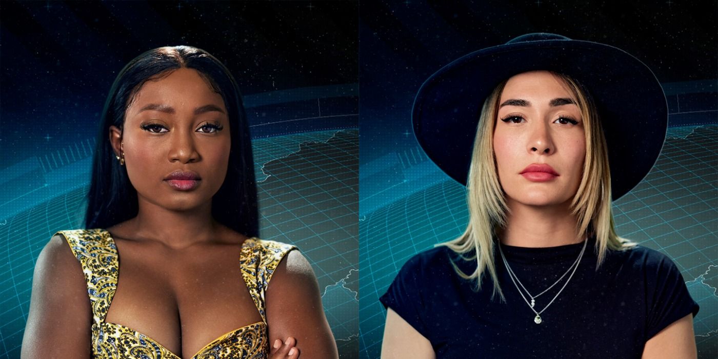Split image of Esther and Berna from The Challenge
