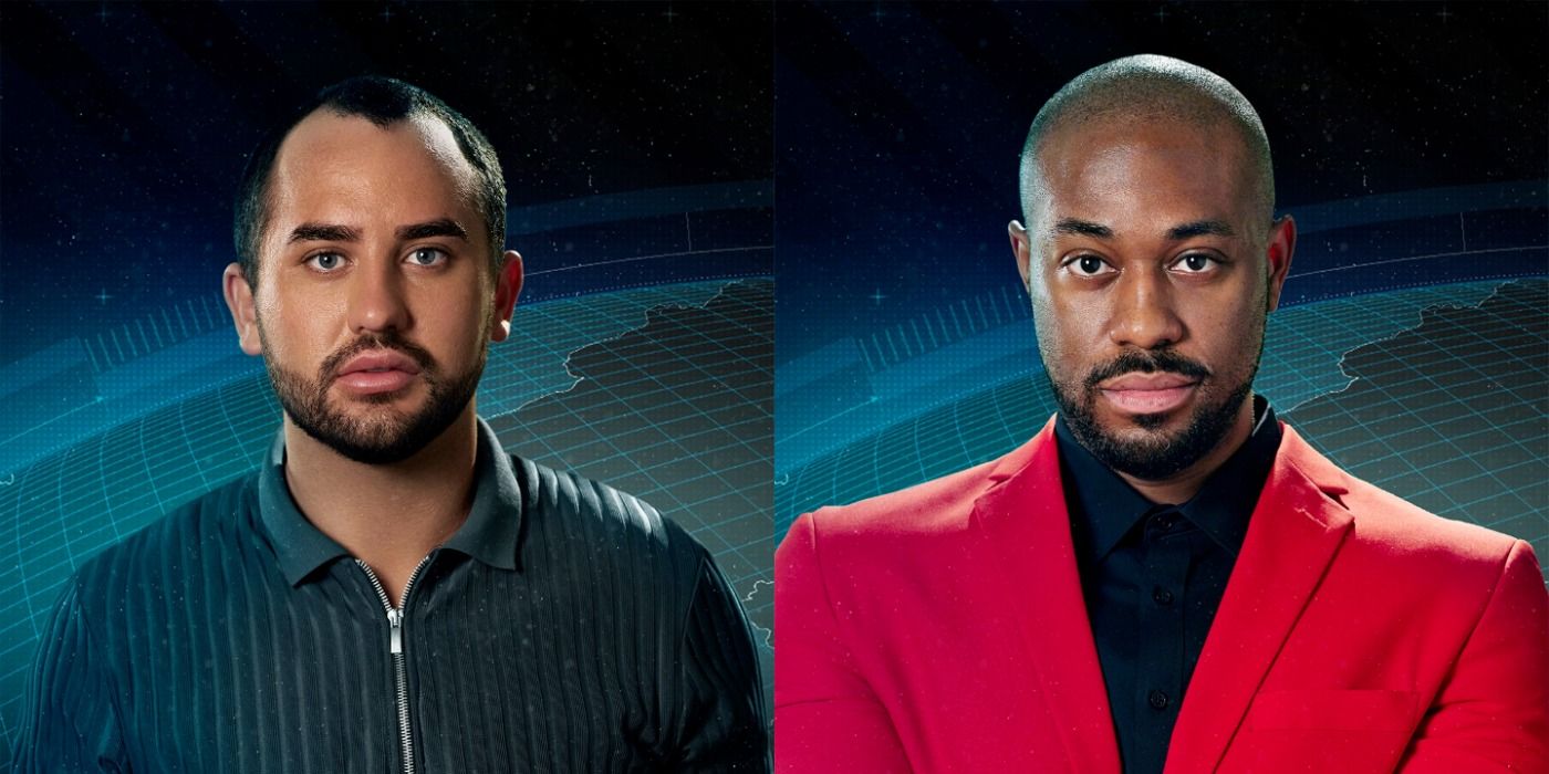 Split image of Hughie and Corey L in The Challenge