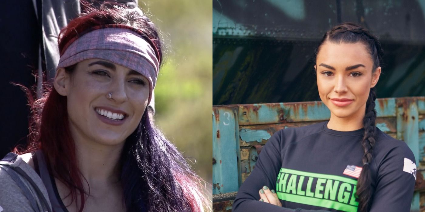 Split image of Cara Maria Sorbello and Kailah Casillas in The Challenge