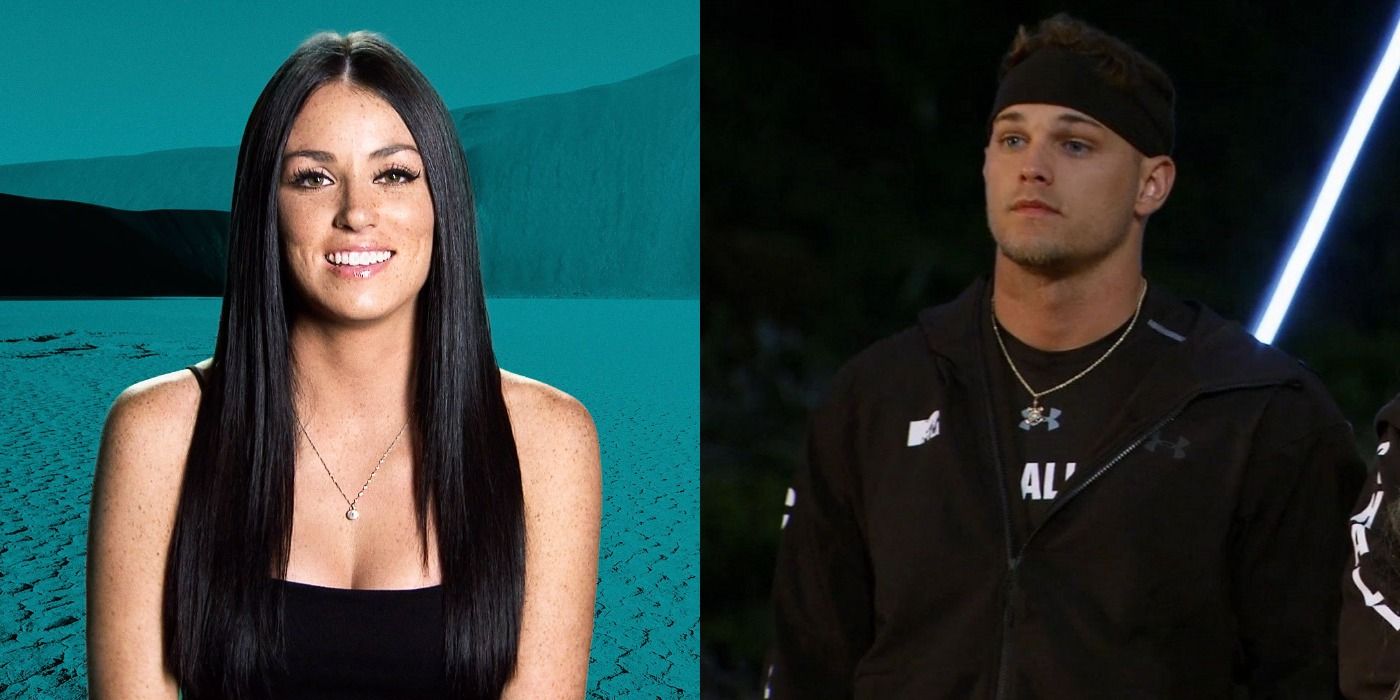 Split image of Amanda Garcia and Hunter Barfield in The Challenge