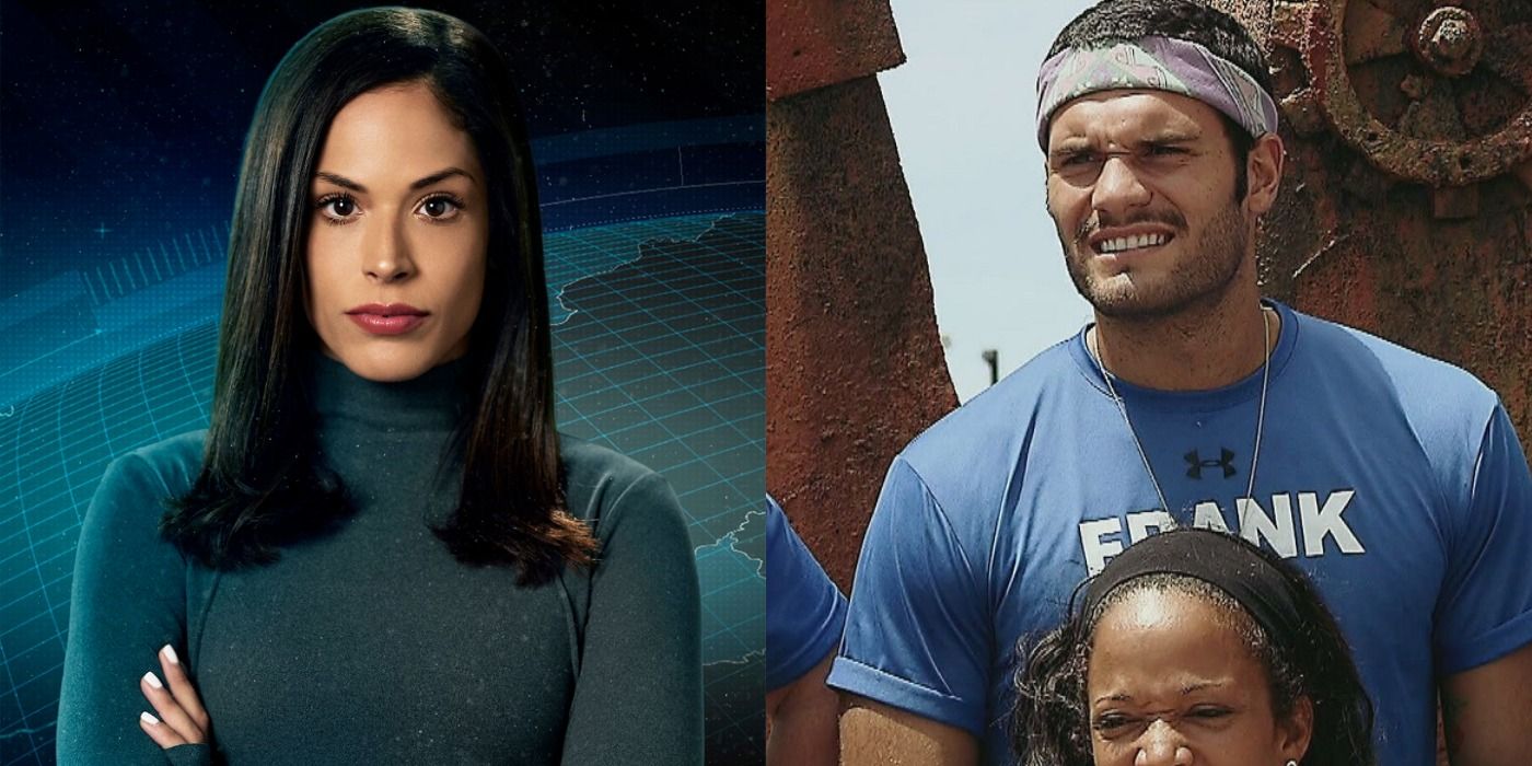 Split image of Nany Gonzalez and Frank Sweeney in The Challenge