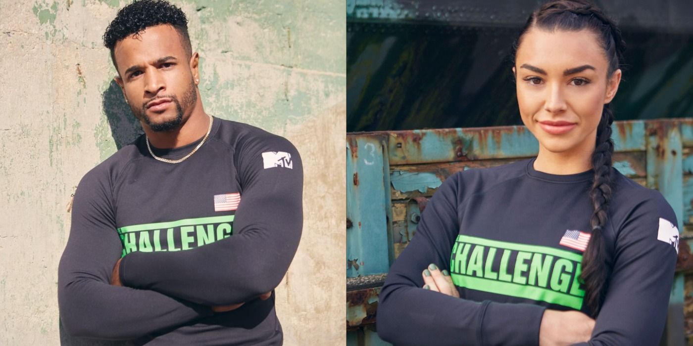 Split image of Nelson Thomas and Kailah Casillas in The Challenge