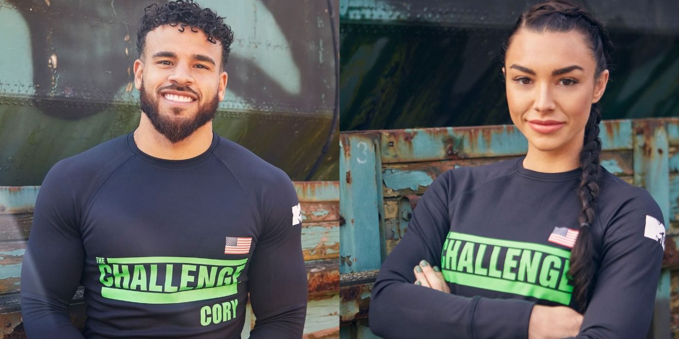 Split image of Cory Wharton and Kailah Casillas in The Challenge