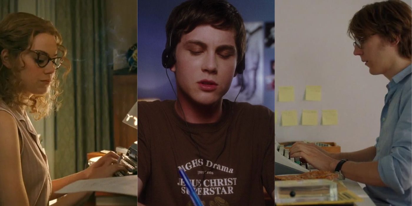 Split image of Emma Stone in The Help, Logan Lerman in The Perks of Being a Wallflower, & Paul Dano in Ruby Sparks.